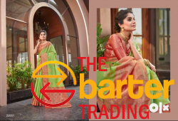 Beautiful LINEN SAREES with Zari Work